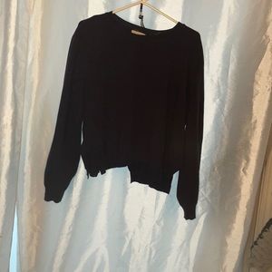 Open-back sweater